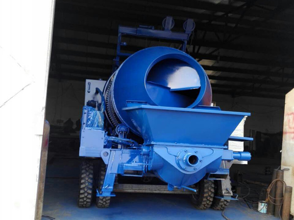 concrete mixer pump machine